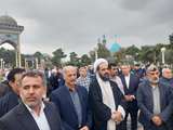 مراسم تشییع پیکر پدر معظم شهید والامقام محمدحسین لطفی در گرگان برگزار شد