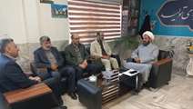 نشست صمیمی مدیرکل بنیاد شهید و امور ایثارگران گلستان با مدیرکل حج و زیارت استان